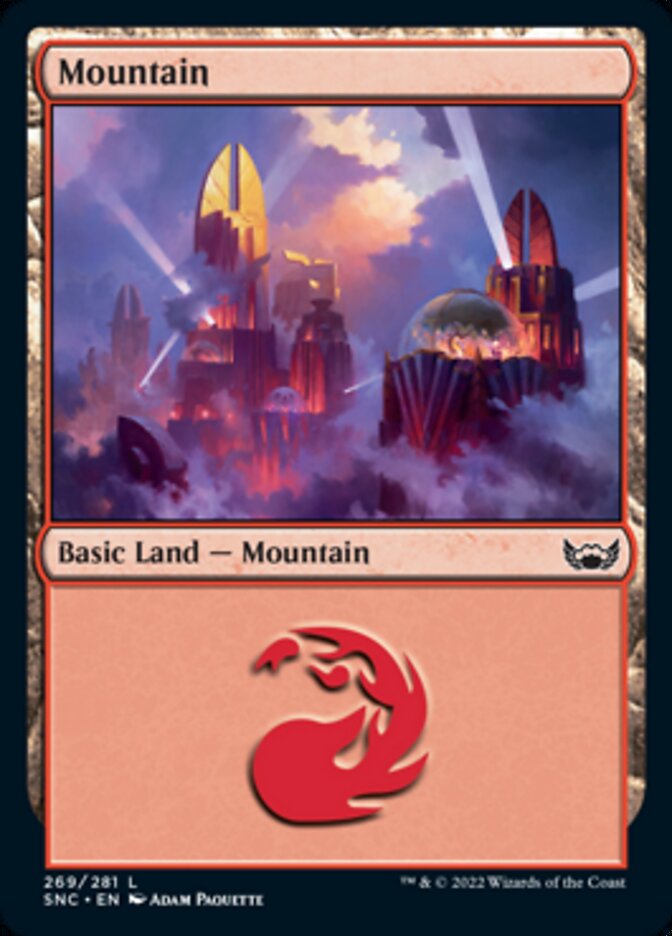 Mountain (269) [Streets of New Capenna] [Foil]