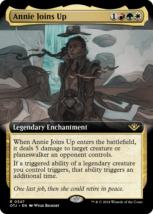 Annie Joins Up (Extended Art) [Outlaws of Thunder Junction] [Foil]