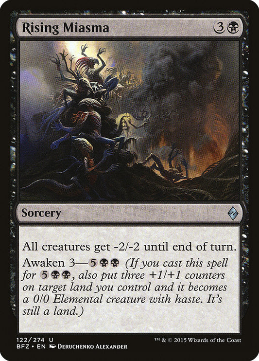 Rising Miasma [Battle for Zendikar] [Foil]
