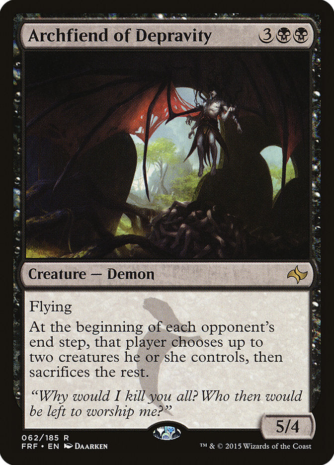 Archfiend of Depravity [Fate Reforged] [Foil]