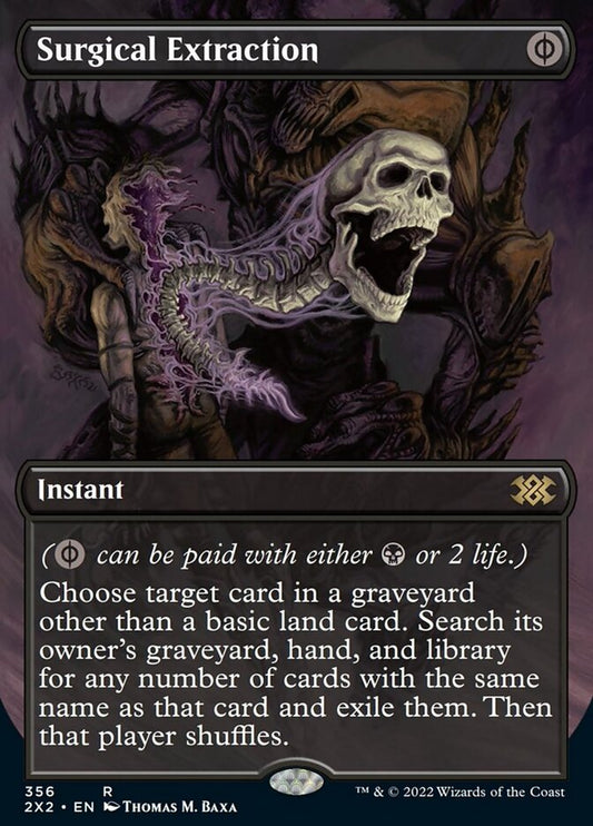 Surgical Extraction (Borderless Alternate Art) [Double Masters 2022] [Foil]