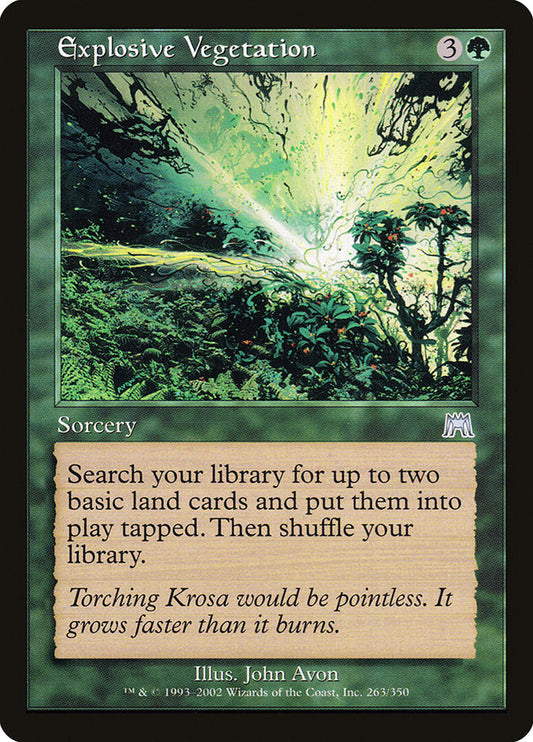 Explosive Vegetation [Onslaught] [Foil]