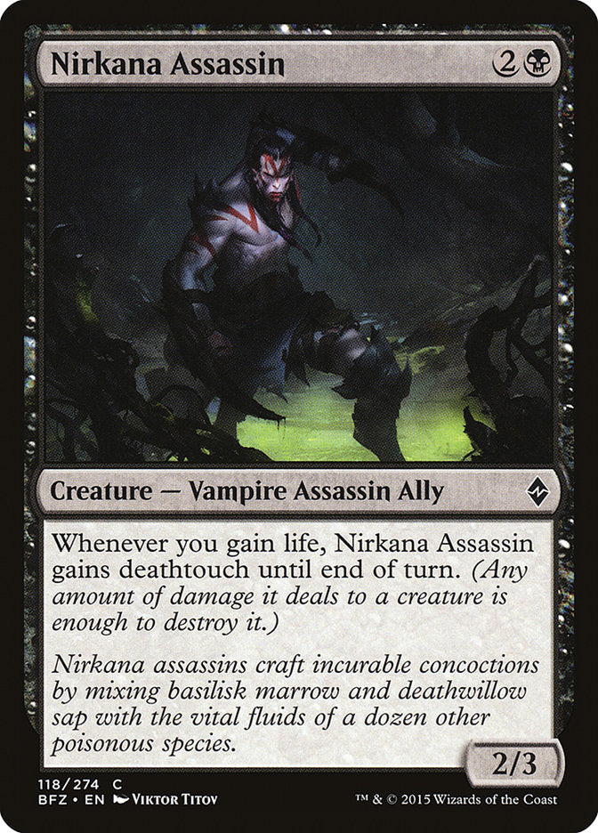 Nirkana Assassin [Battle for Zendikar] [Foil]