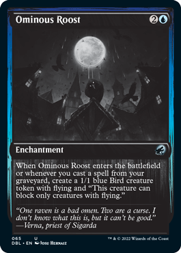 Ominous Roost [Innistrad: Double Feature] [Foil]