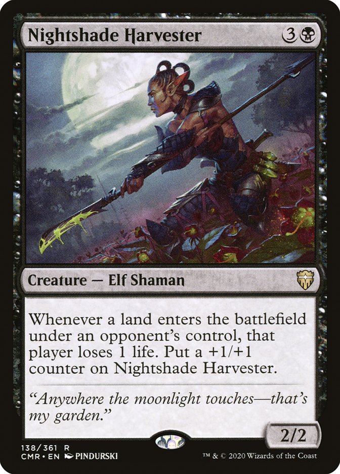 Nightshade Harvester [Commander Legends] [Foil]