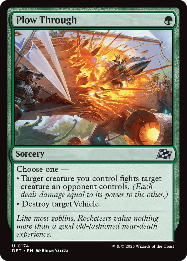 Plow Through [Aetherdrift] [Foil]