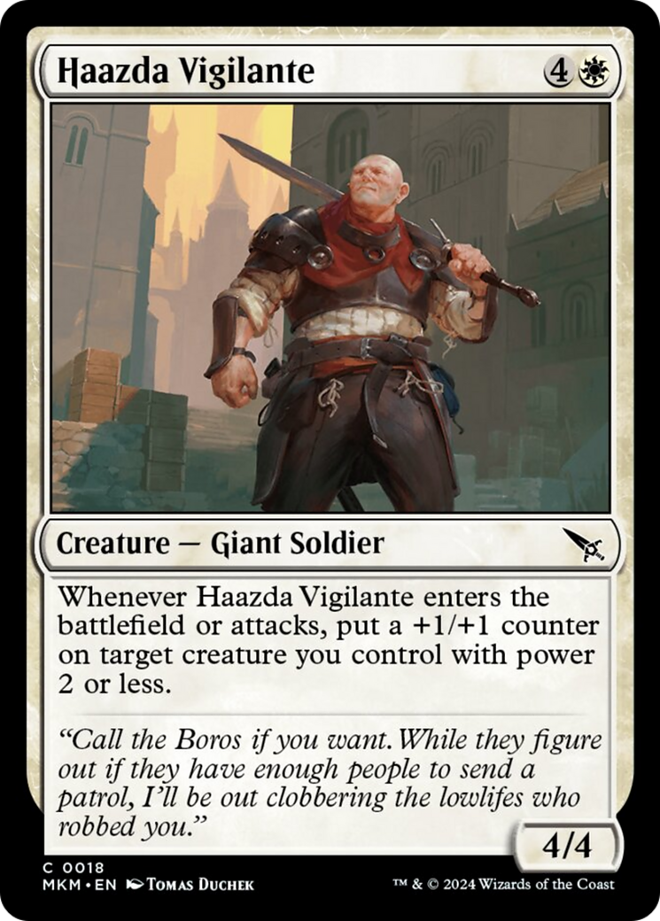 Haazda Vigilante [Murders at Karlov Manor] [Foil]