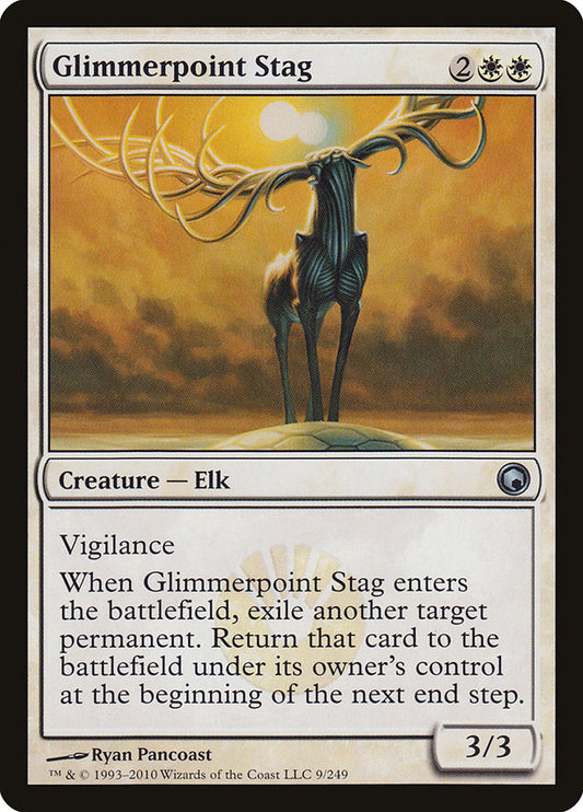 Glimmerpoint Stag [Scars of Mirrodin] [Foil]