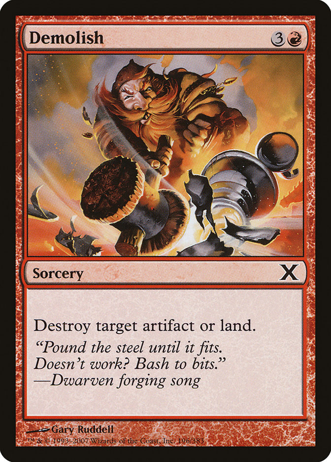 Demolish [Tenth Edition] [Foil]