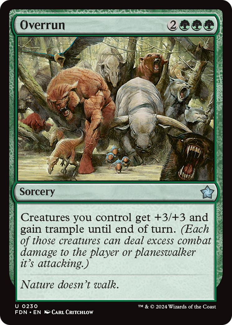 Overrun [Foundations] [Foil]