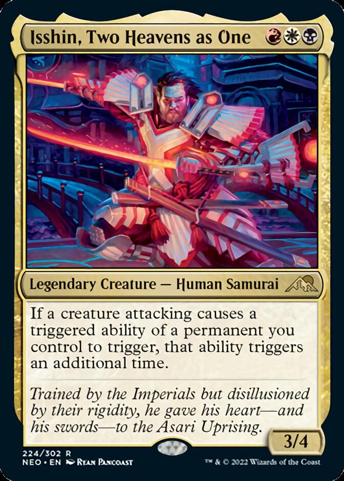 Isshin, Two Heavens as One [Kamigawa: Neon Dynasty] [Foil]