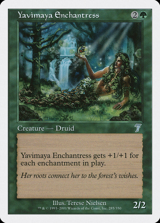 Yavimaya Enchantress [Seventh Edition] [Foil]