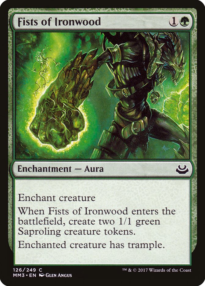 Fists of Ironwood [Modern Masters 2017] [Foil]