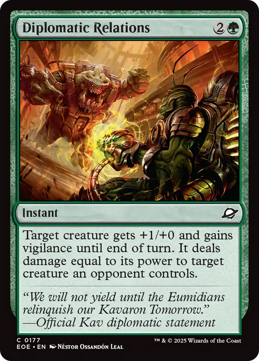 Diplomatic Relations [Edge of Eternities] [Foil]