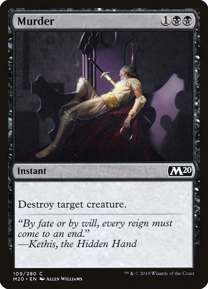 Murder [Core Set 2020] [Foil]