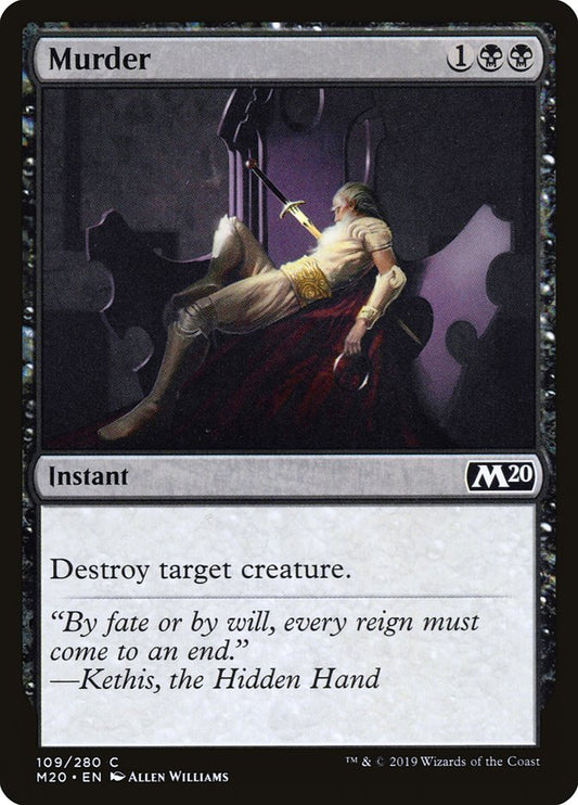 Murder [Core Set 2020] [Foil]