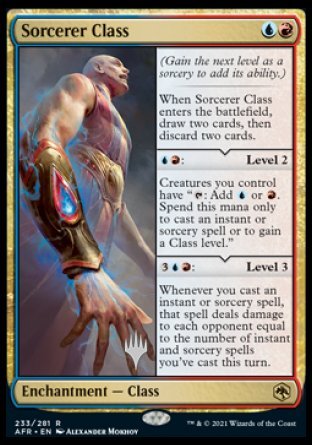 Sorcerer Class (Promo Pack) [Dungeons & Dragons: Adventures in the Forgotten Realms Promos] [Foil]