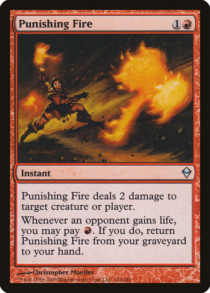 Punishing Fire [Zendikar] [Foil]