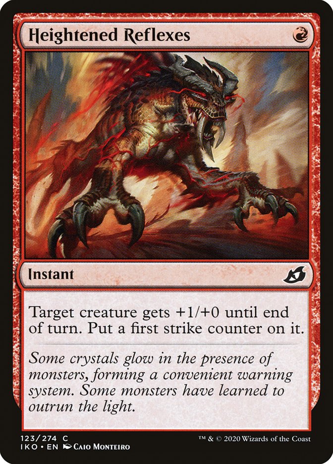 Heightened Reflexes [Ikoria: Lair of Behemoths] [Foil]