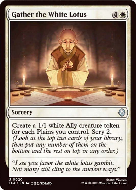 Gather the White Lotus [Avatar: The Last Airbender] [Foil]