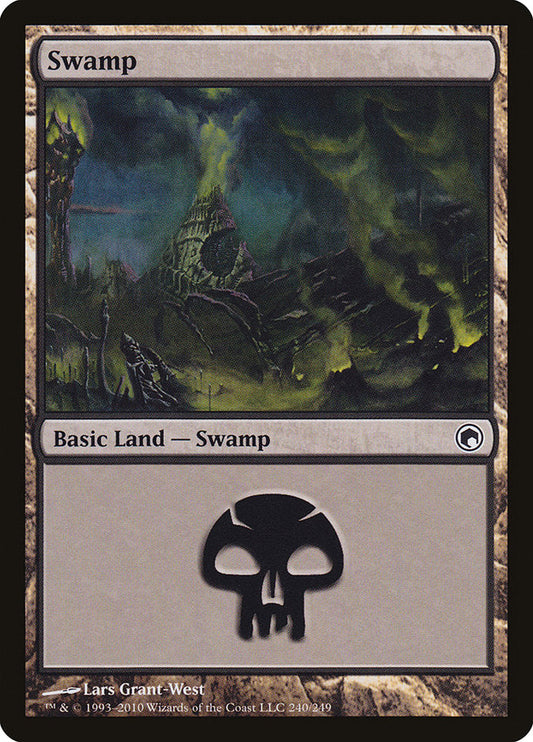 Swamp (240) [Scars of Mirrodin] [Foil]