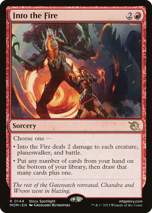 Into the Fire [March of the Machine] [Foil]