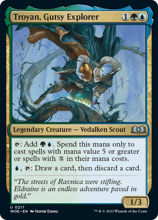 Troyan, Gutsy Explorer [Wilds of Eldraine] [Foil]