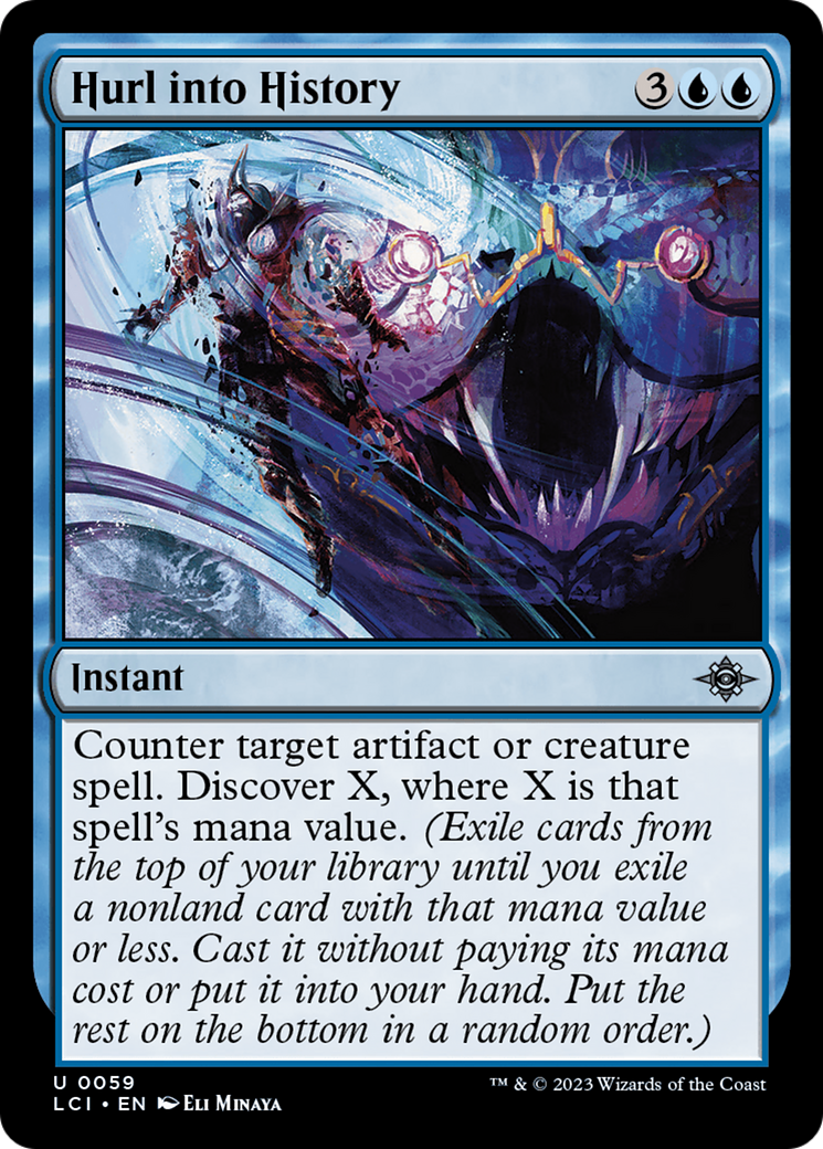 Hurl into History [The Lost Caverns of Ixalan] [Foil]