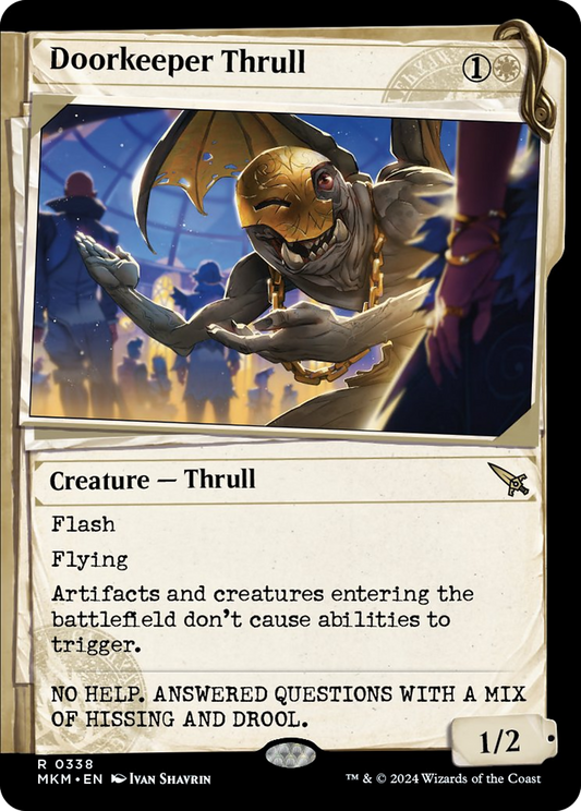 Doorkeeper Thrull (Showcase) [Murders at Karlov Manor] [Foil]