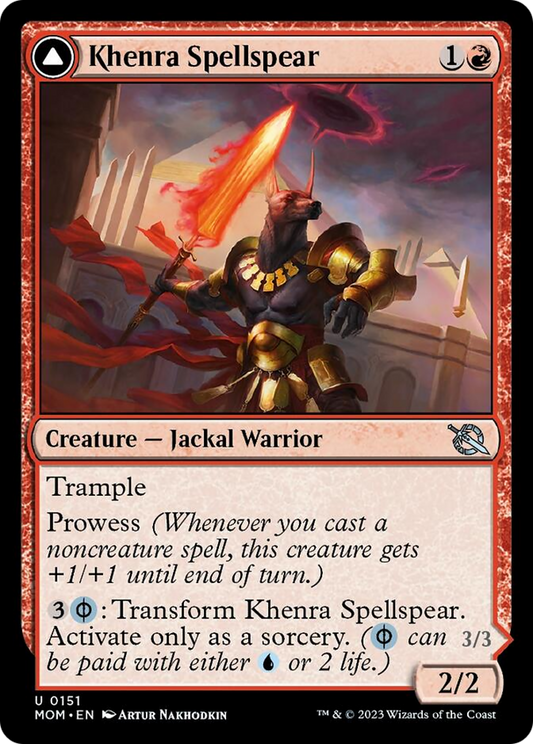 Khenra Spellspear // Gitaxian Spellstalker [March of the Machine] [Foil]