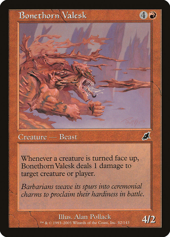 Bonethorn Valesk [Scourge] [Foil]