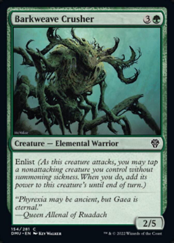 Barkweave Crusher [Dominaria United] [Foil]