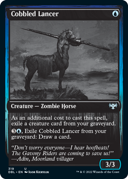 Cobbled Lancer [Innistrad: Double Feature] [Foil]