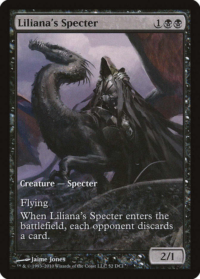 Liliana's Specter (Extended Art) [Core Set 2011 Promos]