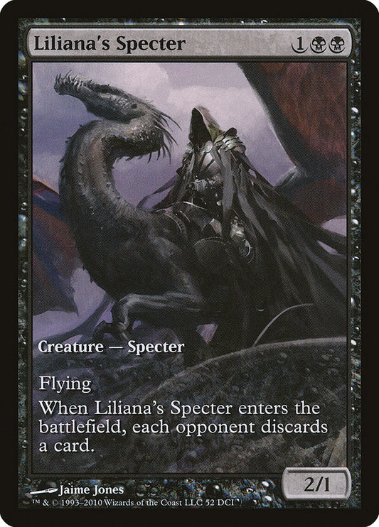 Liliana's Specter (Extended Art) [Core Set 2011 Promos]