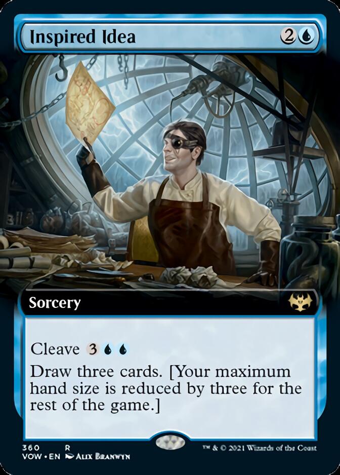 Inspired Idea (Extended Art) [Innistrad: Crimson Vow] [Foil]