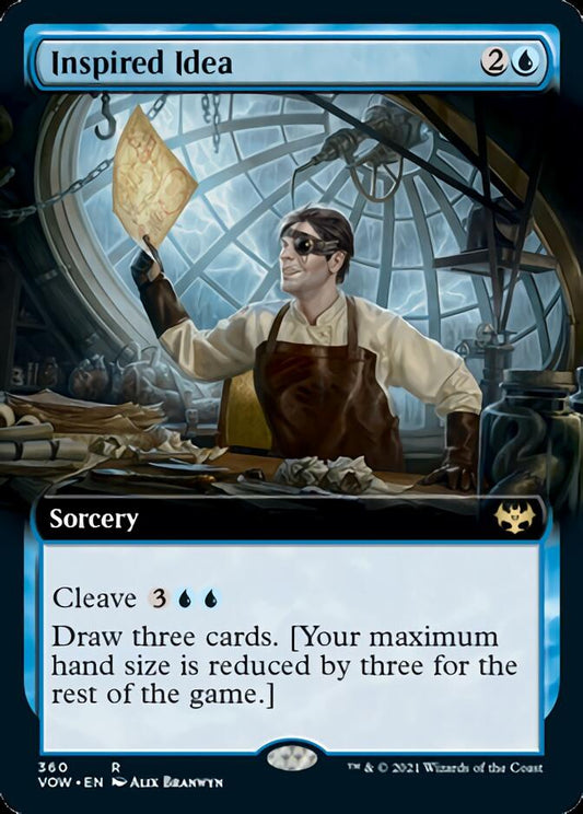 Inspired Idea (Extended Art) [Innistrad: Crimson Vow] [Foil]