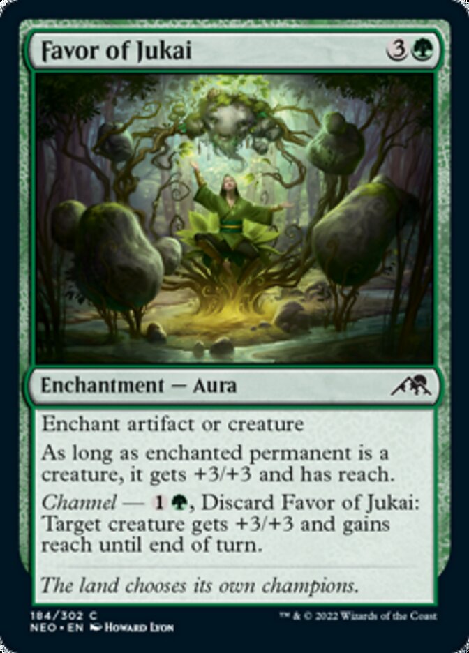 Favor of Jukai [Kamigawa: Neon Dynasty] [Foil]