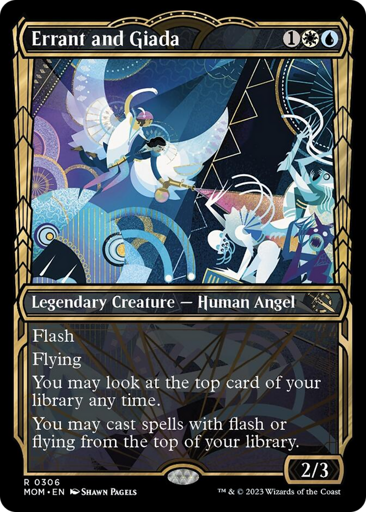 Errant and Giada (Showcase Planar Booster Fun) [March of the Machine] [Foil]