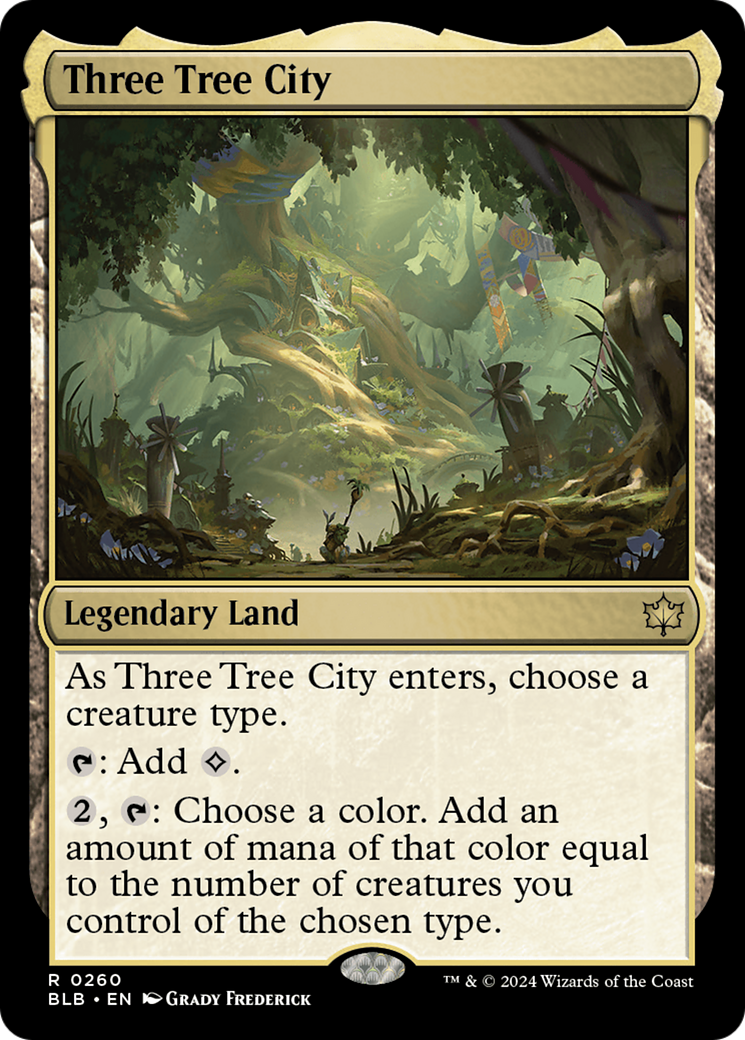 Three Tree City [Bloomburrow] [Foil]