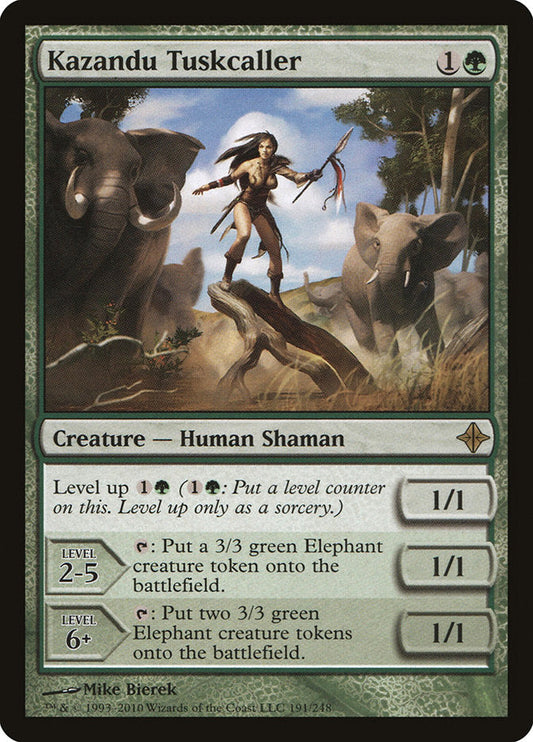 Kazandu Tuskcaller [Rise of the Eldrazi] [Foil]