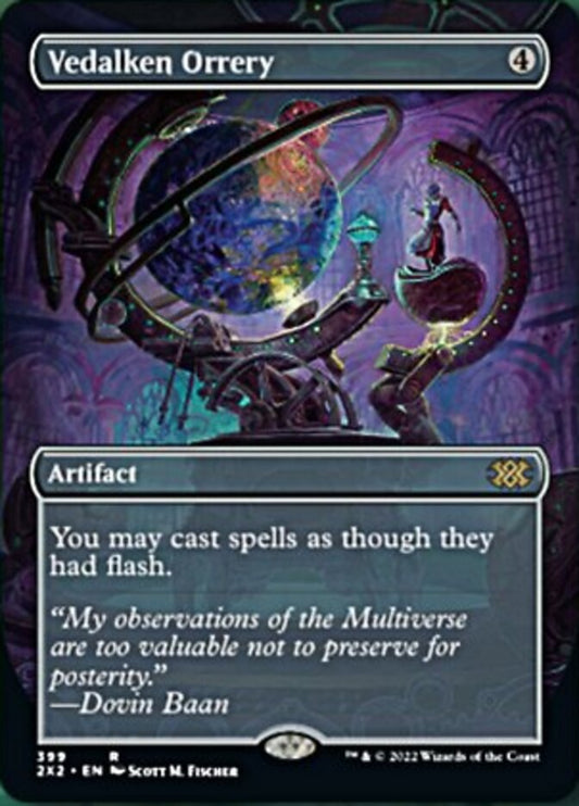 Vedalken Orrery (Borderless Alternate Art) [Double Masters 2022] [Foil]