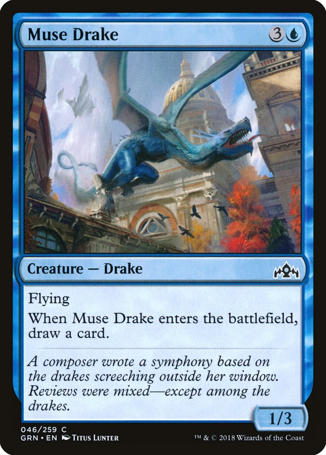 Muse Drake [Guilds of Ravnica] [Foil]