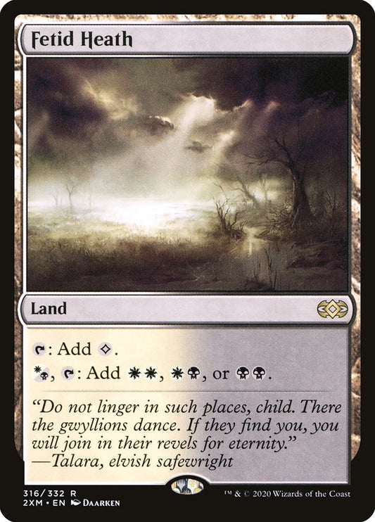 Fetid Heath [Double Masters] [Foil]