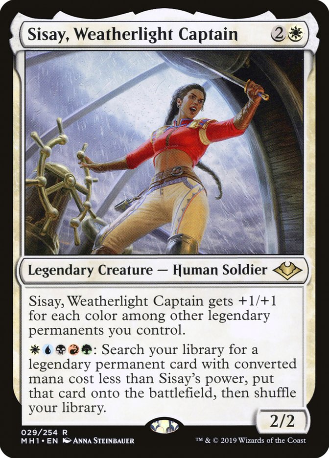 Sisay, Weatherlight Captain [Modern Horizons] [Foil]
