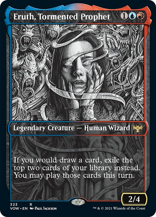 Eruth, Tormented Prophet (Showcase Eternal Night) [Innistrad: Crimson Vow] [Foil]