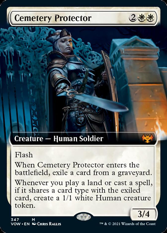 Cemetery Protector (Extended Art) [Innistrad: Crimson Vow] [Foil]