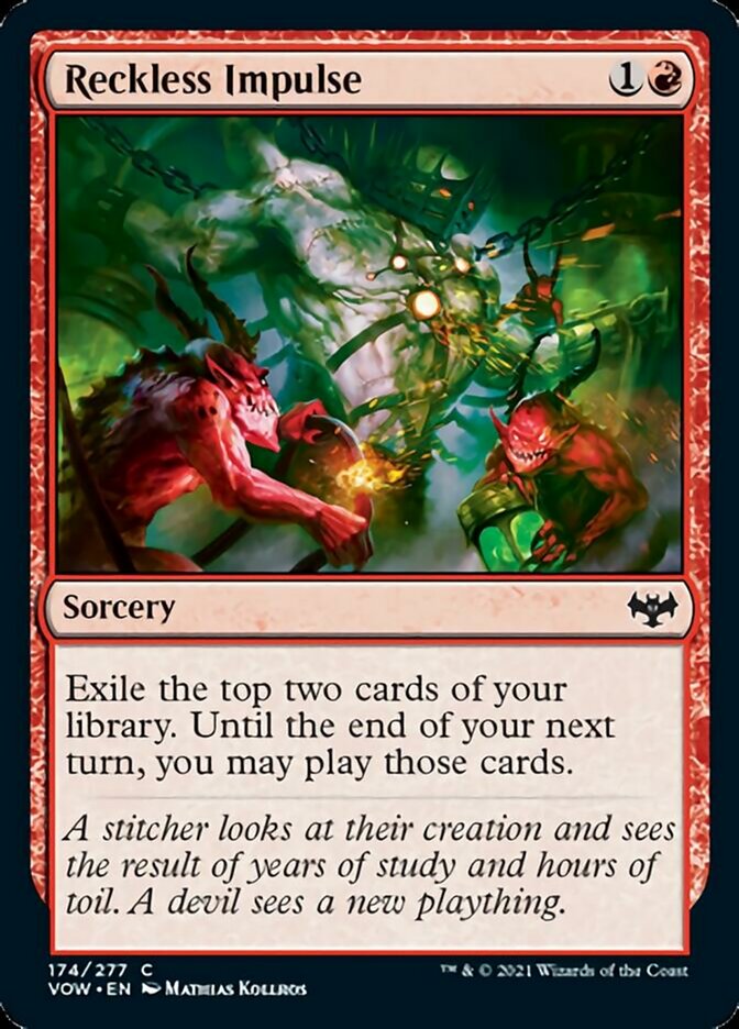 Reckless Impulse [Innistrad: Crimson Vow] [Foil]