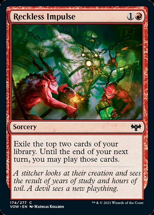 Reckless Impulse [Innistrad: Crimson Vow] [Foil]