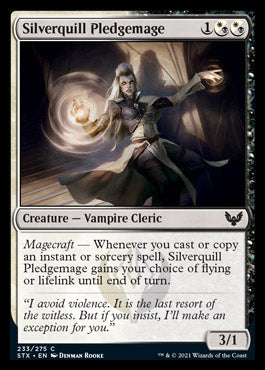 Silverquill Pledgemage [Strixhaven: School of Mages] [Foil]